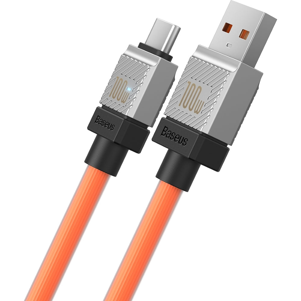 Kabel Baseus CoolPlay USB-A für USB-C 100W 2m, Orange