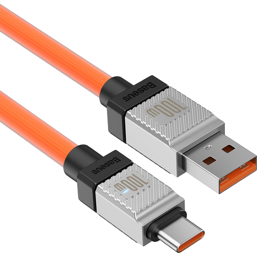 Kabel Baseus CoolPlay USB-A für USB-C 100W 2m, Orange