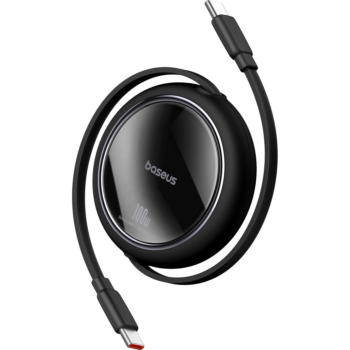 Baseus Free2Draw Mini USB-C auf USB-C Verlängerungskabel, 100W, 1m, Schwarz