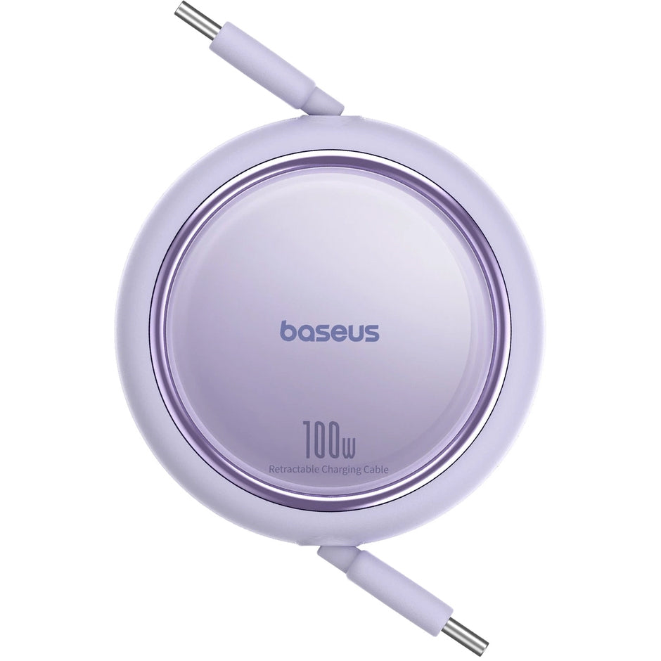 Baseus Free2Draw Mini USB-C auf USB-C Verlängerungskabel, 100W, 1m, Violett