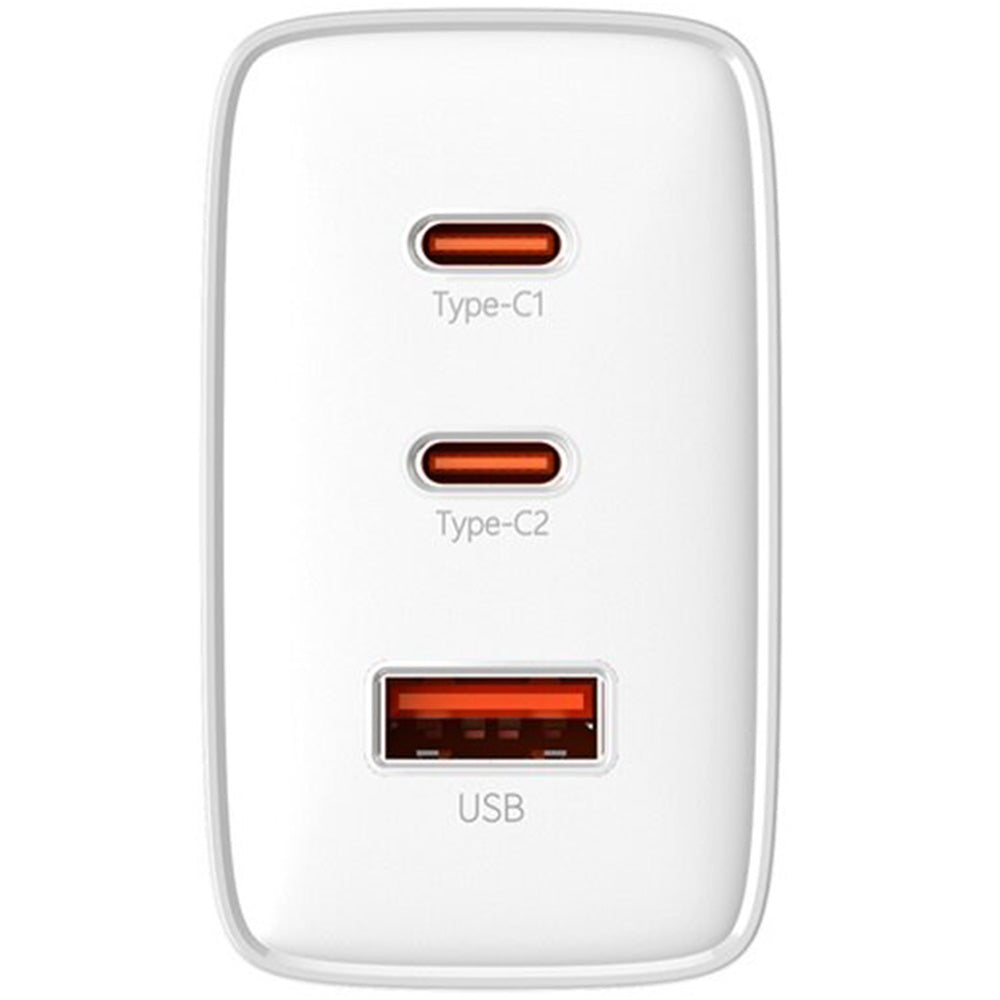 Ladegerät Baseus GaN5 Cube Pro, 2x USB-C / 1x USB-A 65W, PD, QC 3.0, Weiß