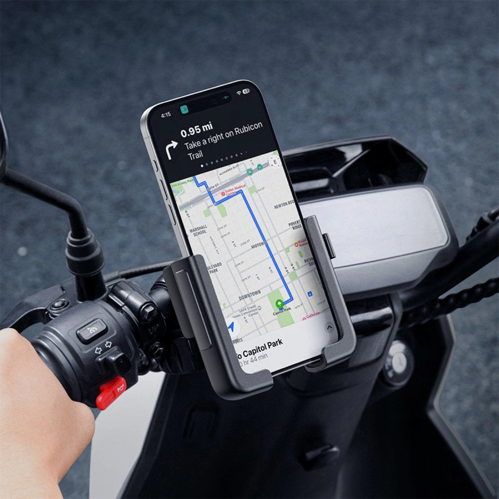 Fahrrad-/Motorradhalterung für Handy am Lenker, Baseus GoTrip, Schwarz