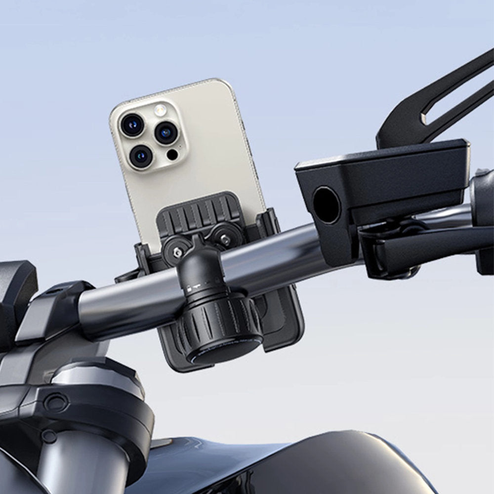 Fahrrad-/Motorradhalterung für Handy am Lenker, Baseus GoTrip, Schwarz