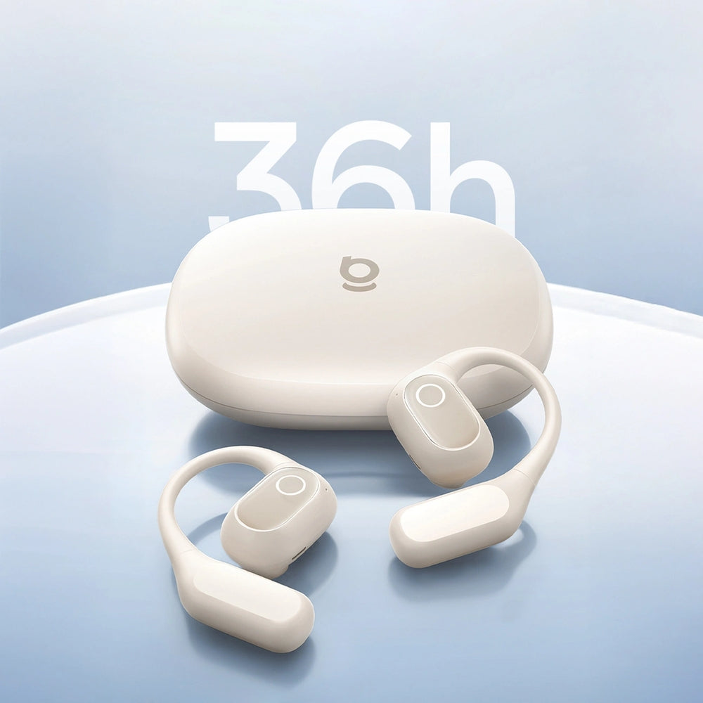 Kabellose In-Ear-Kopfhörer mit Ohrbügeln, Baseus Eli 2i Fit, Weiß