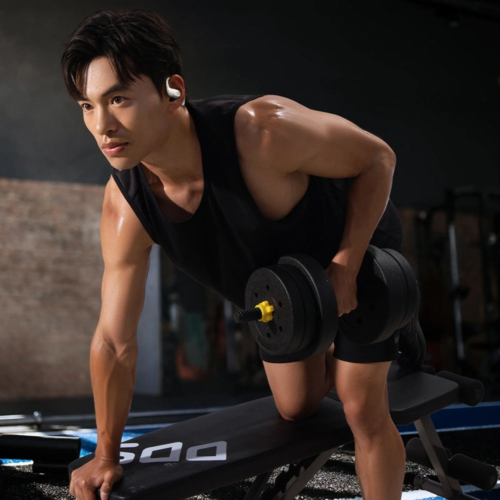 Kabellose In-Ear-Kopfhörer mit Ohrbügeln, Baseus Eli 2i Fit, Weiß
