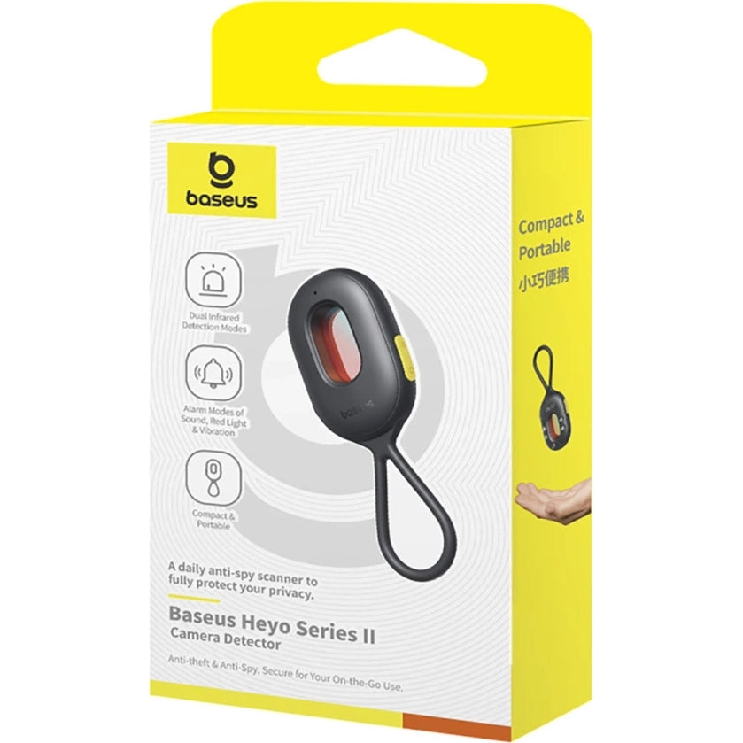 Detektor für versteckte Kameras, Baseus Heyo Series II, Schwarz