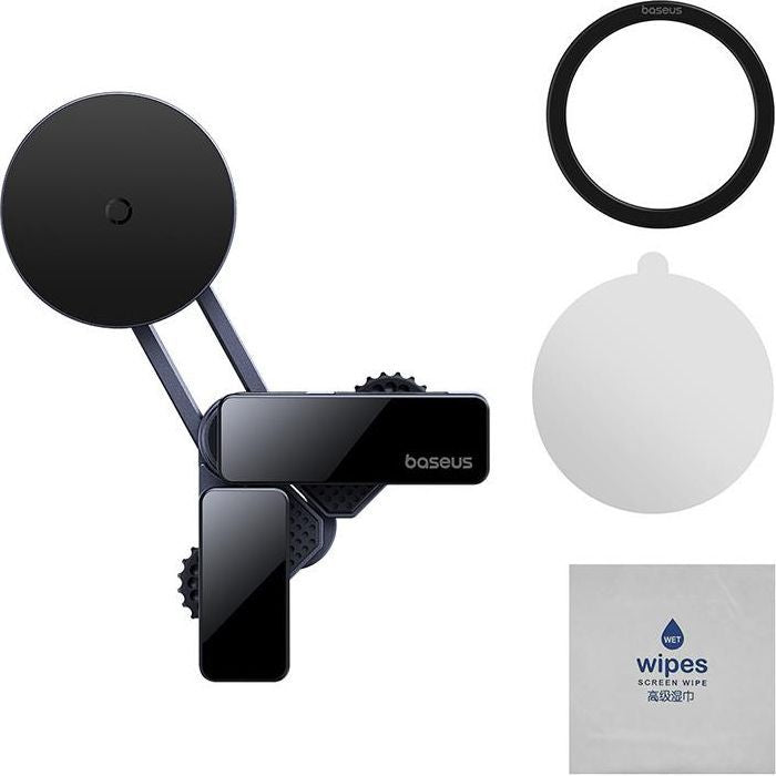 Magnetische Autohalterung für Multimedia-Bildschirme, Baseus MaxView mit MagSafe, Grau