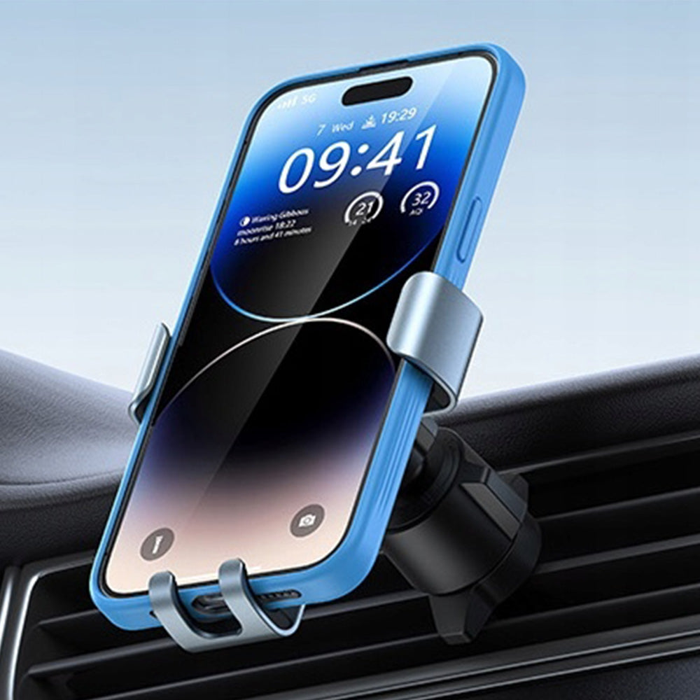 Schwerkraft Autohalterung für das Handy zu den Lüftungsgitter, Baseus Metal Age 3, Grau