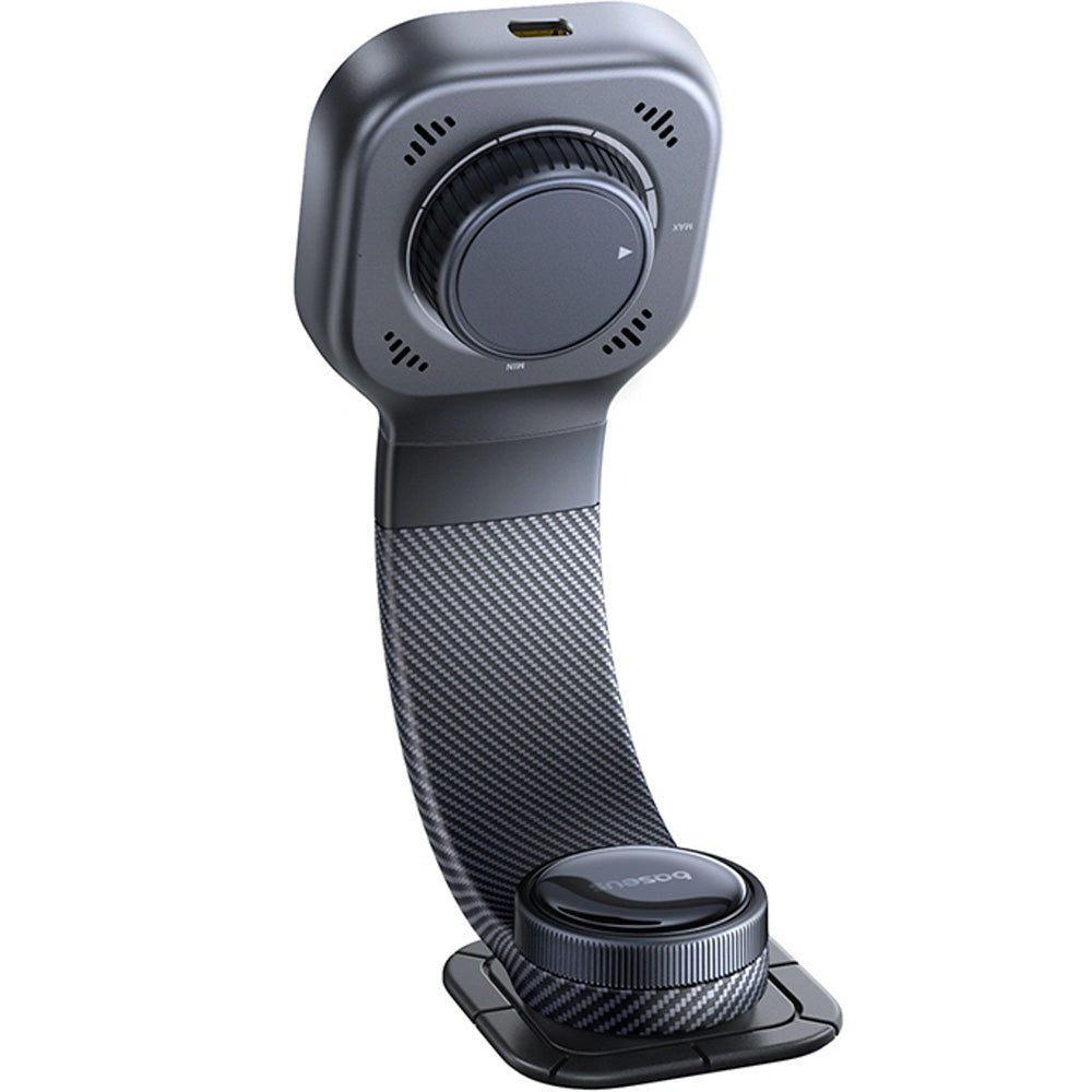 Autohalterung für das Armaturenbrett mit MagSafe / Qi, 15W, Baseus PrimeTrip C03Pro, Schwarz