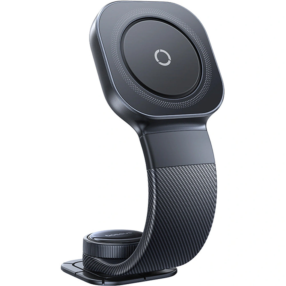 Autohalterung für das Armaturenbrett mit MagSafe / Qi, 15W, Baseus PrimeTrip C03Pro, Schwarz