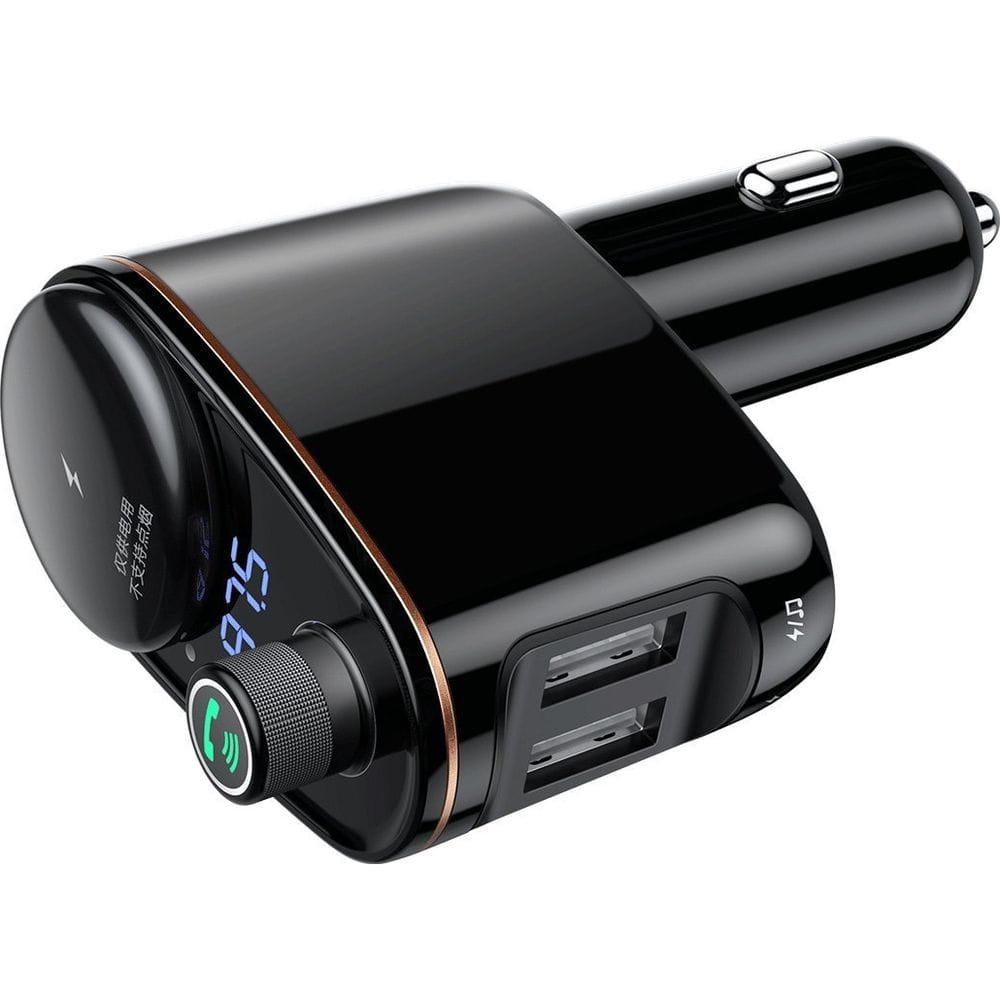 Autoladegerät + FM-Sender S-06 Car Bluetooth MP3 Player, Baseus, Schwarz