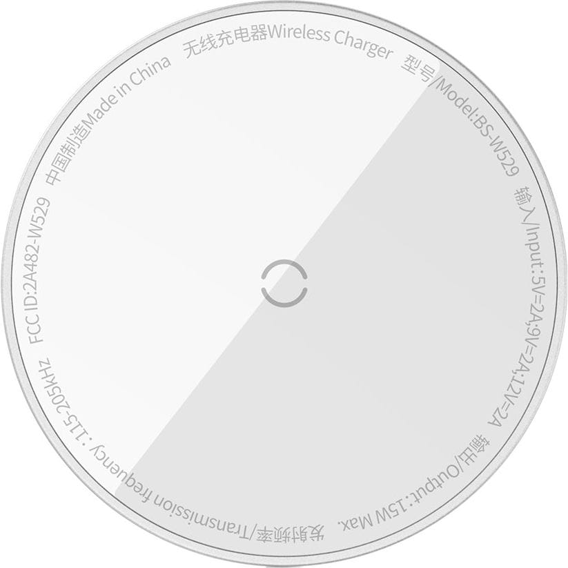 Drahtloses Magnet Ladegerät Baseus Mini3 Qi, MagSafe Wireless Charger, 15W, Silbern