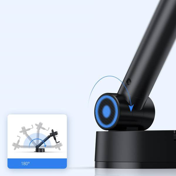Mechanische Handy-Halterung für Cockpit/Armaturenbrett/Windschutzscheibe, Baseus Simplism Gravity Car Mount Holder, Schwarz