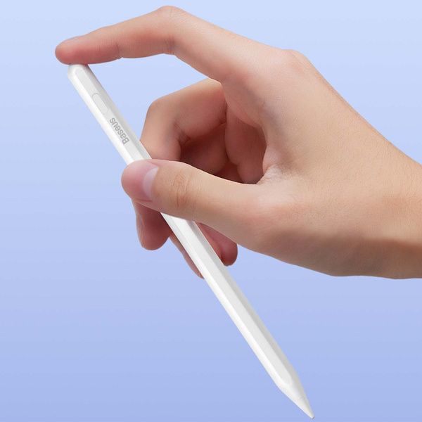 Stift Baseus für iPad / Pro / Air / Mini (2018 und neuere) Smooth Writing 2 Stylus Writing 2 Overseas mit Kabel und induktiver Aufladung, Weiß