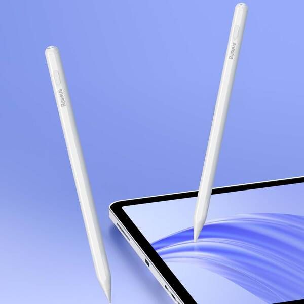 Stift Baseus für iPad / Pro / Air / Mini (2018 und neuere) Smooth Writing 2 Stylus Writing 2 Overseas mit Kabel und induktiver Aufladung, Weiß