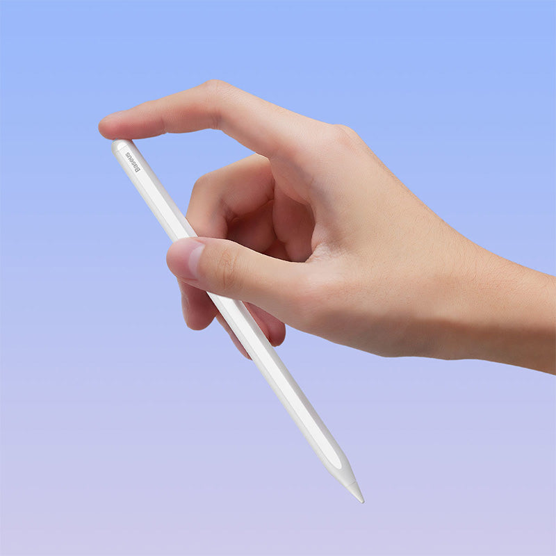 Stift Baseus Smooth Writing 2 mit kabelloser Aufladung für iPad / Pro / Air / Mini (2018 und neuere), Weiß