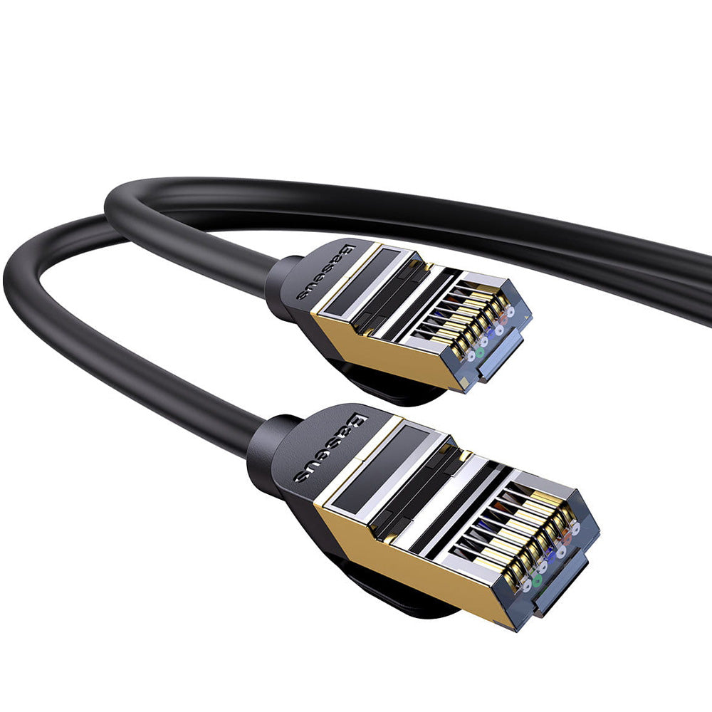 Netzwerkkabel Baseus Speed Seven RJ45, 10Gbps, 1m, Schwarz