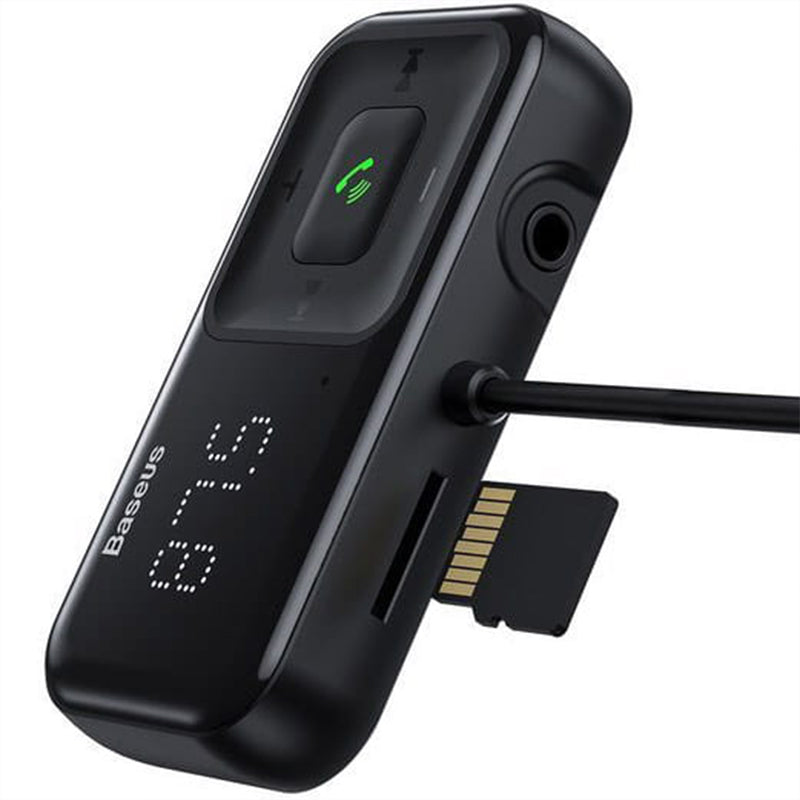 Autoladegerät + FM-Sender Baseus S-16 Overseas edition 2x USB-A, schwarz