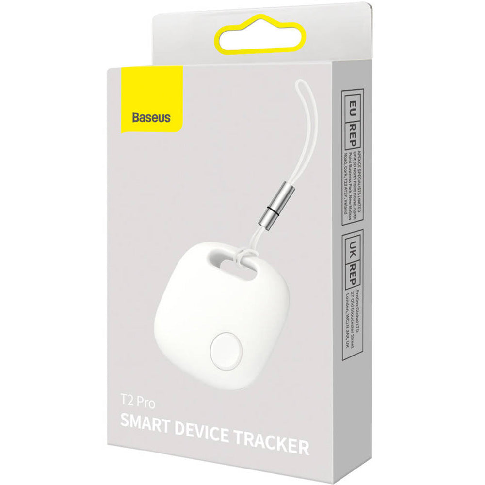 Bluetooth-Ortungsgerät / Tracker auf Bluetooth 5.0 für Android/iOS, Baseus T2 Pro, Weiß