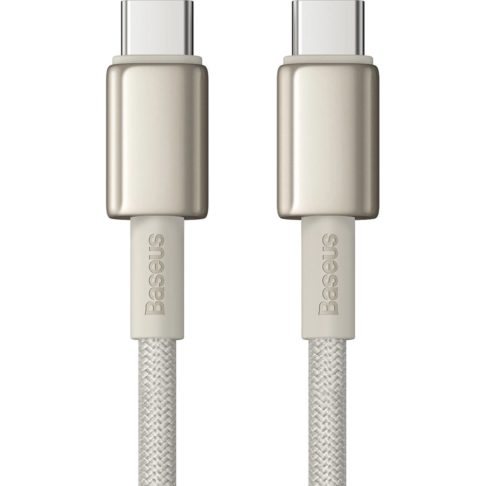 Kabel USB-C zu USB-C, PD 100W, 480Mb/s, 2 m, Baseus Tungsten Gold, Titan