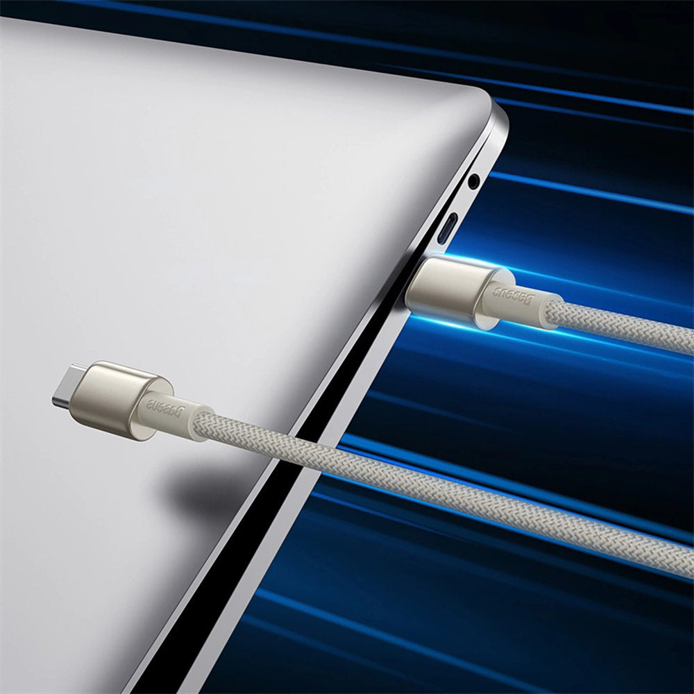 Kabel USB-C zu USB-C, PD 100W, 480Mb/s, 2 m, Baseus Tungsten Gold, Titan