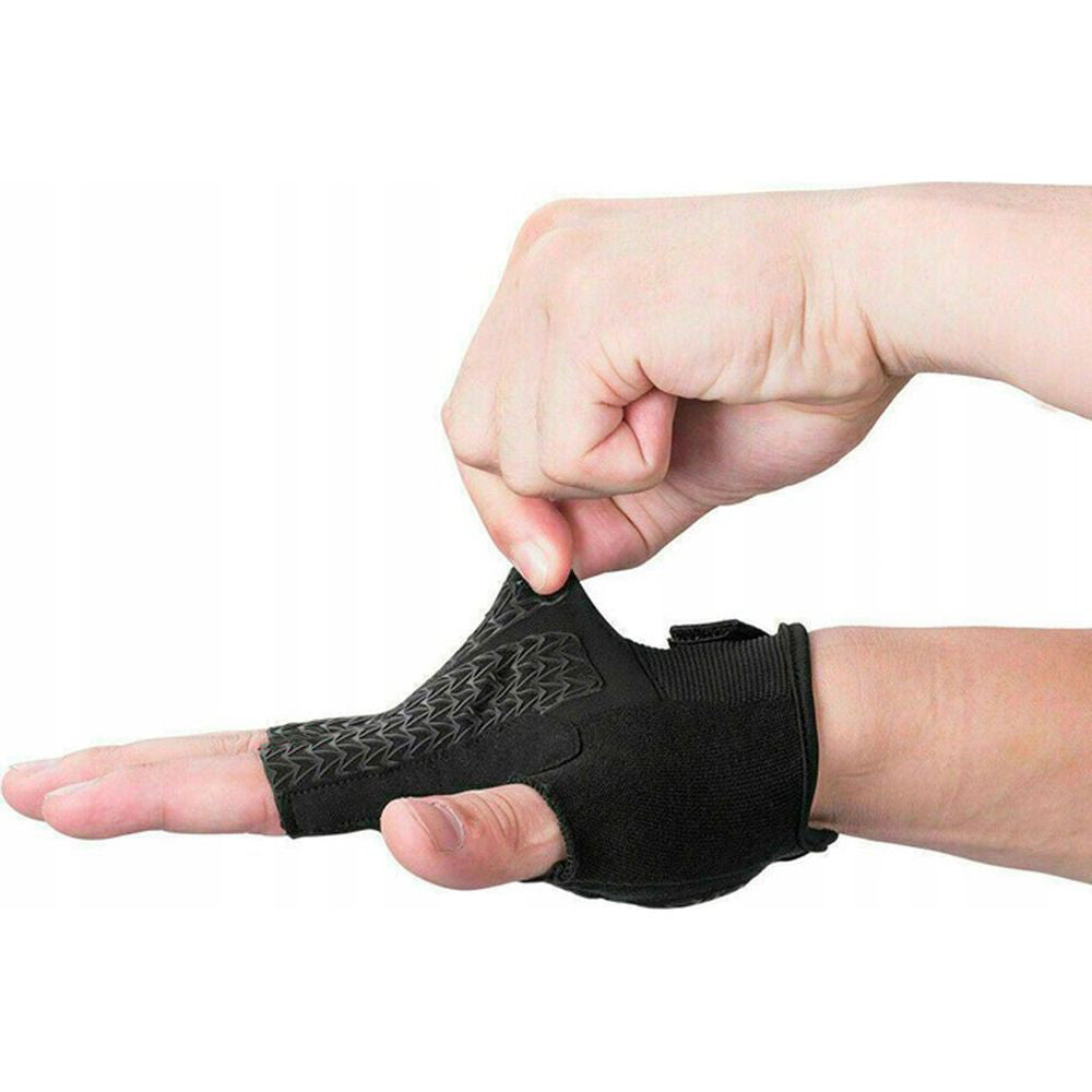 Fahrradhandschuhe mit Gel-Polstern, Rockbros S169BGR, Größe XXL, Schwarz-Grau