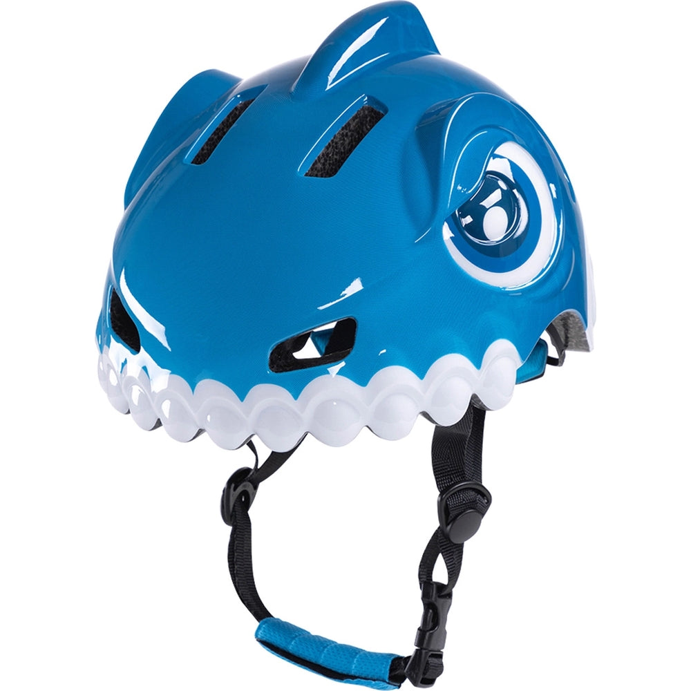 Fahrradhelm für Kinder, Wozinsky HT-62, Dinosaurier-Motiv, 52-56 cm, Blau