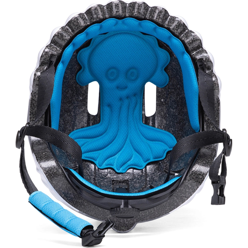 Fahrradhelm für Kinder, Wozinsky HT-62, Dinosaurier-Motiv, 52-56 cm, Blau