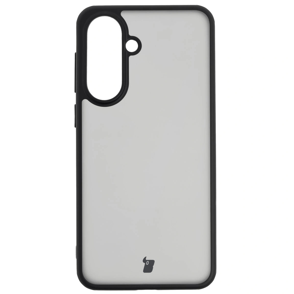 Schutzhülle + gehärtetem Glas für Galaxy A37 5G / A36 5G, Bizon Angelo Pack, Getönte mit schwarzem Rahmen