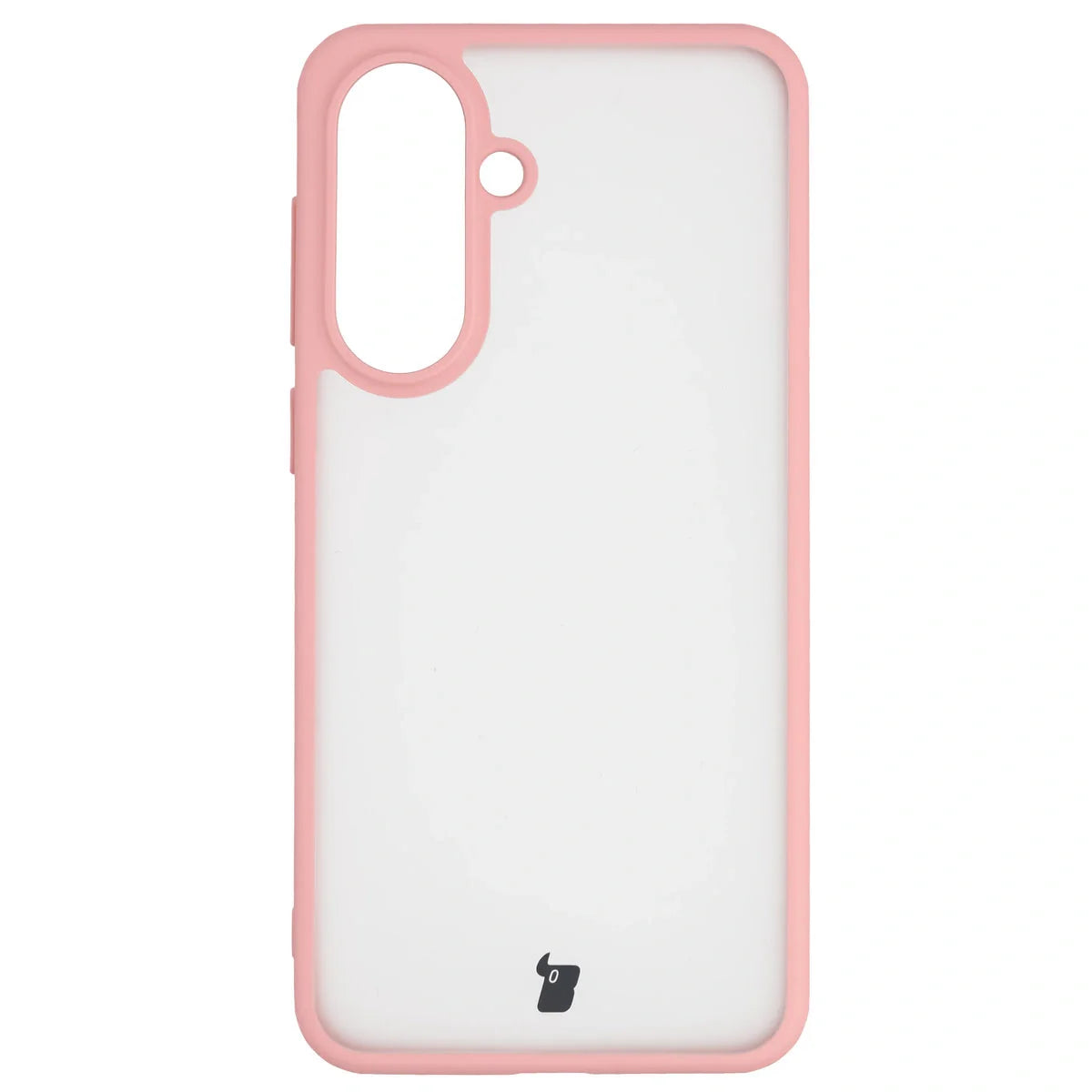 Handyhülle für Galaxy A37 5G / A36 5G, Bizon Case Angelo, Semitransparent mit hellrosa Rahmen