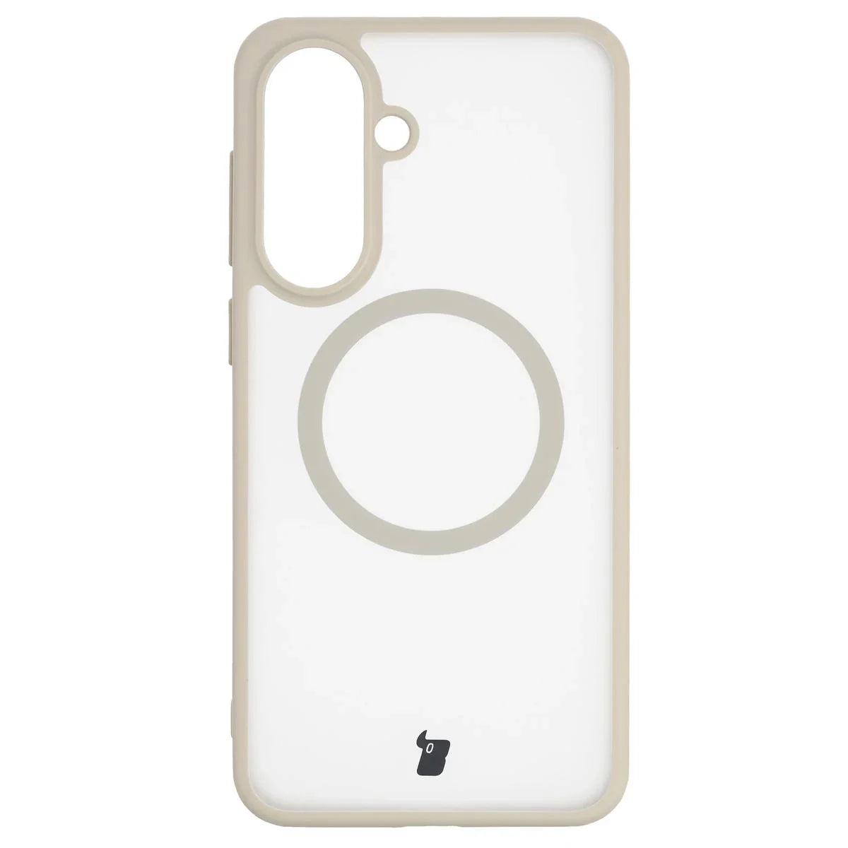 Handyhülle mit Magnetring für Galaxy A37 5G / A36 5G, Bizon Case MatteO, Getönt-Beige