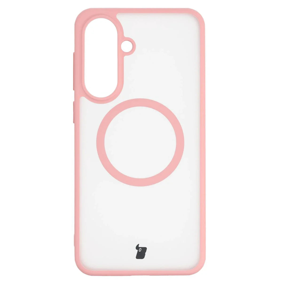 Handyhülle mit Magnetring für Galaxy A37 5G / A36 5G, Bizon Case MatteO, Getönt-Hellrosa