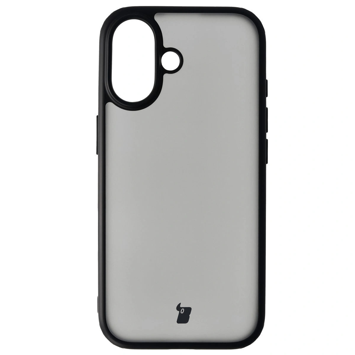 Schutzhülle + gehärtetem Glas für iPhone 17, Bizon Angelo Pack, Getönte mit schwarzem Rahmen