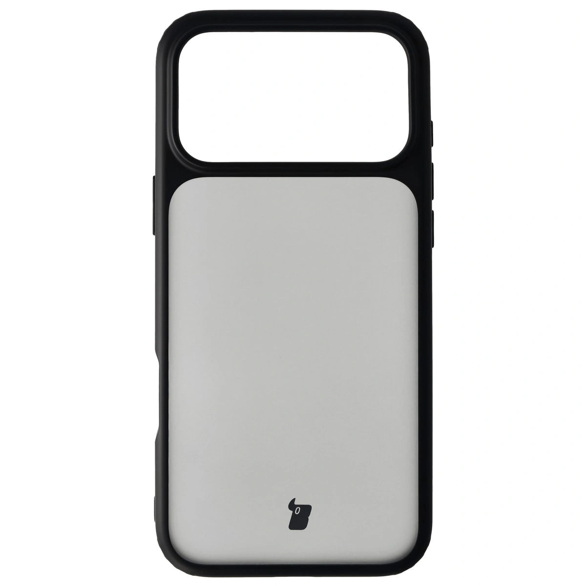 Schutzhülle + gehärtetem Glas für iPhone 17 Pro Max, Bizon Angelo Pack, Getönte mit schwarzem Rahmen