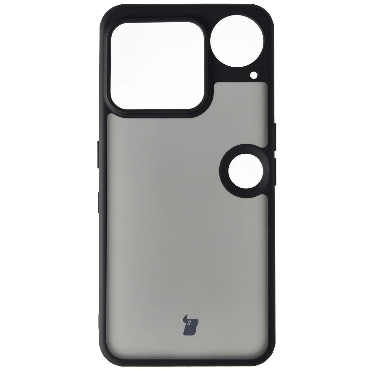 Schutzhülle + gehärtetem Glas für Nothing Phone (3), Bizon Angelo Pack, Getönte mit schwarzem Rahmen