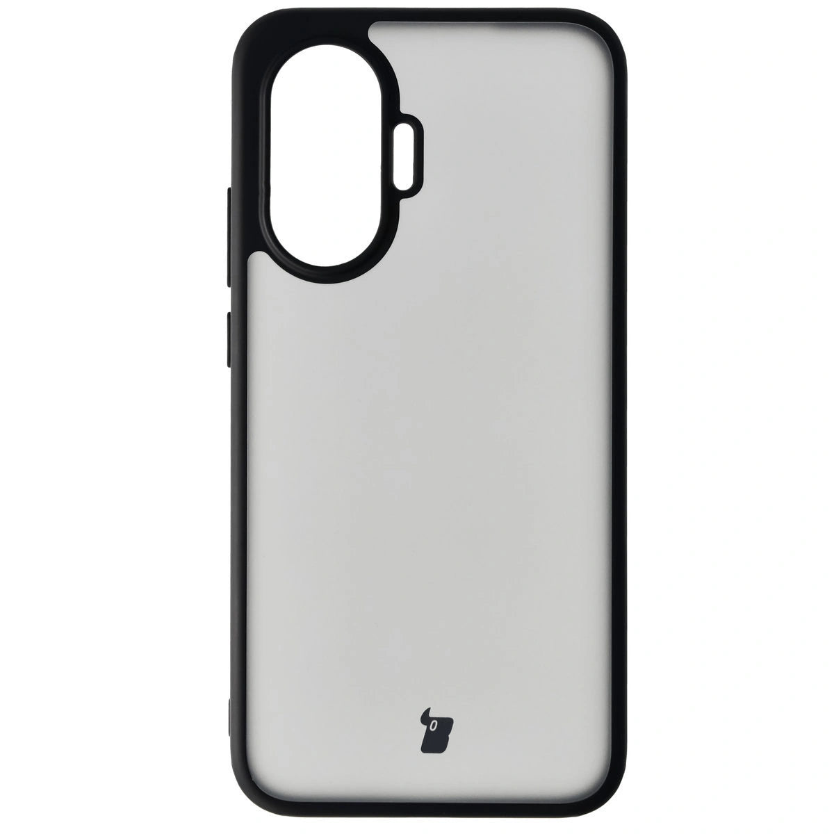 Schutzhülle + gehärtetem Glas für Xiaomi POCO F7, Bizon Angelo Pack, Getönte mit schwarzem Rahmen