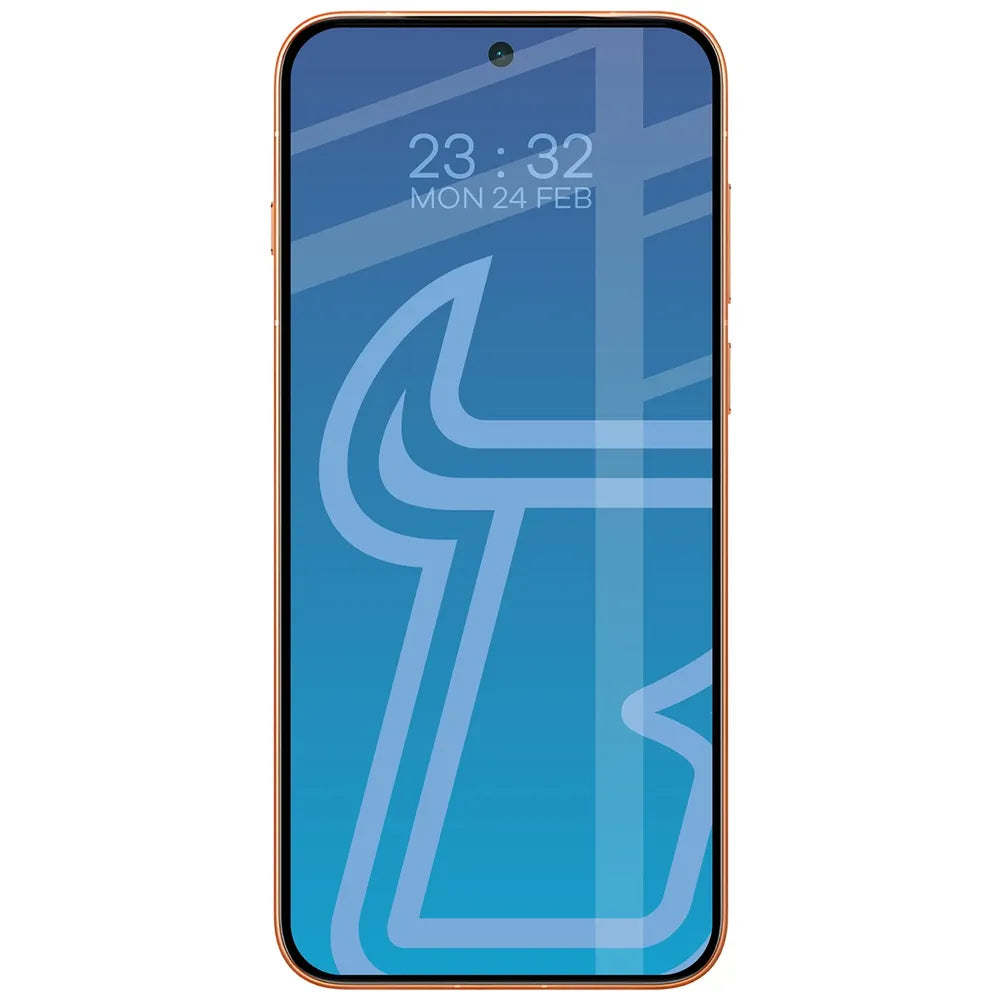 Schutzhülle + gehärtetem Glas für Vivo X500 Pro Max, Bizon Angelo Pack, Semitransparent mit hellrosem Rahmen (7/8)