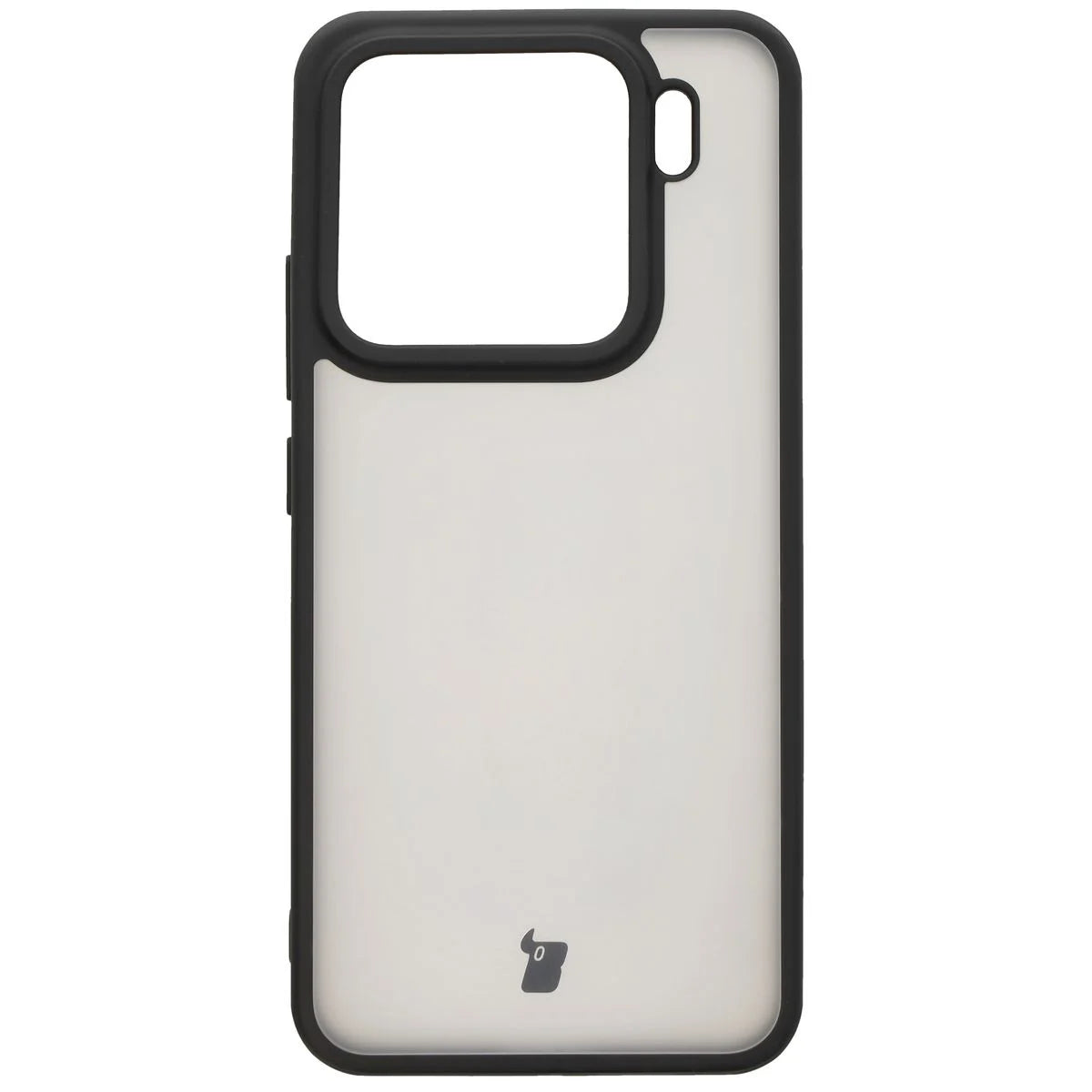 Schutzhülle + gehärtetem Glas für Xiaomi 15, Bizon Angelo Pack, Getönte mit schwarzem Rahmen