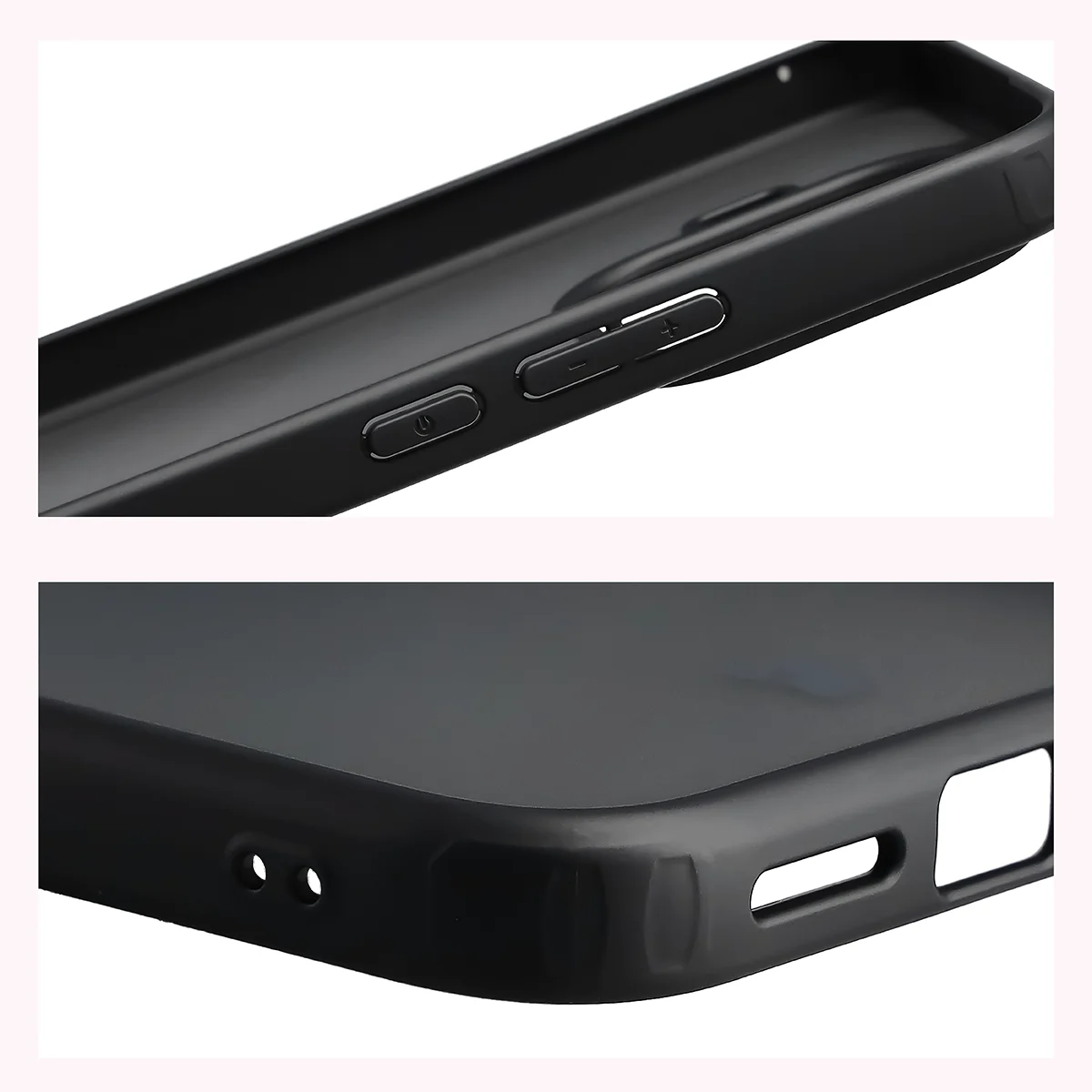 Schutzhülle + gehärtetem Glas für Xiaomi 17T, Bizon Angelo Pack, Getönte mit schwarzem Rahmen