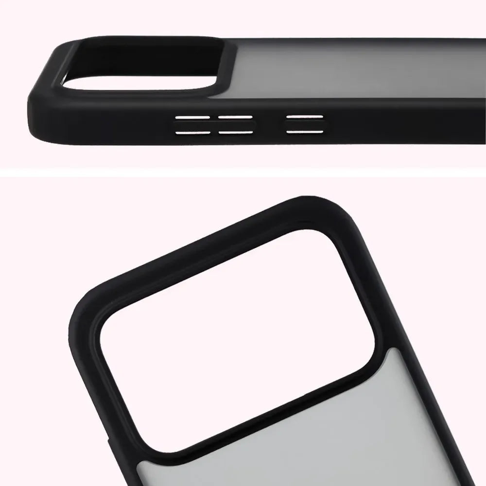 Schutzhülle + gehärtetem Glas für Xiaomi POCO F9 Pro, Bizon Angelo Pack, Getönte mit schwarzem Rahmen (4/8)