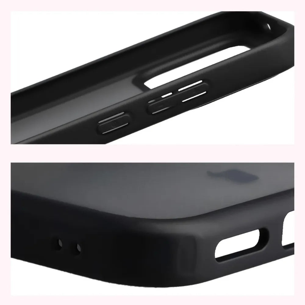 Schutzhülle + gehärtetem Glas für Xiaomi POCO F9 Pro, Bizon Angelo Pack, Getönte mit schwarzem Rahmen (5/8)