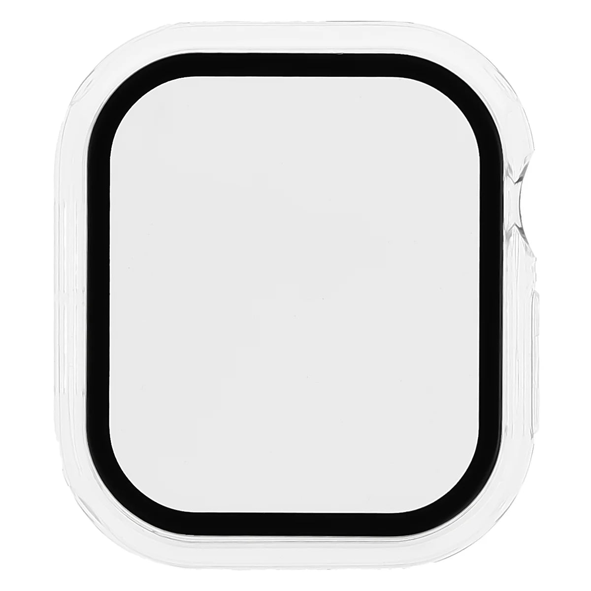 Schutzhülle mit Glas für Apple Watch Series 12 42mm, Bizon Case Watch Adamo, Transparent (8/8)