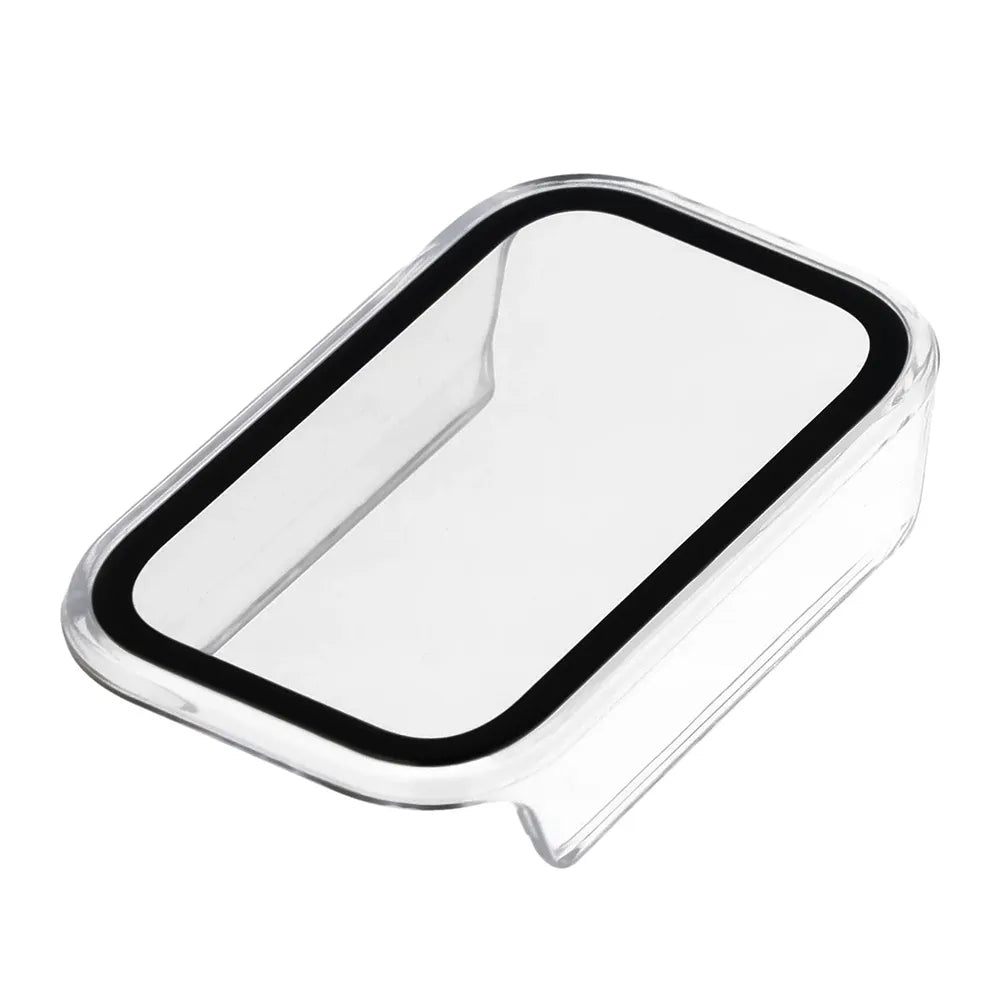 Schutzhülle mit Glas für Xiaomi Smart Band 11 Active, Bizon Case Watch Adamo, Transparent (6/8)