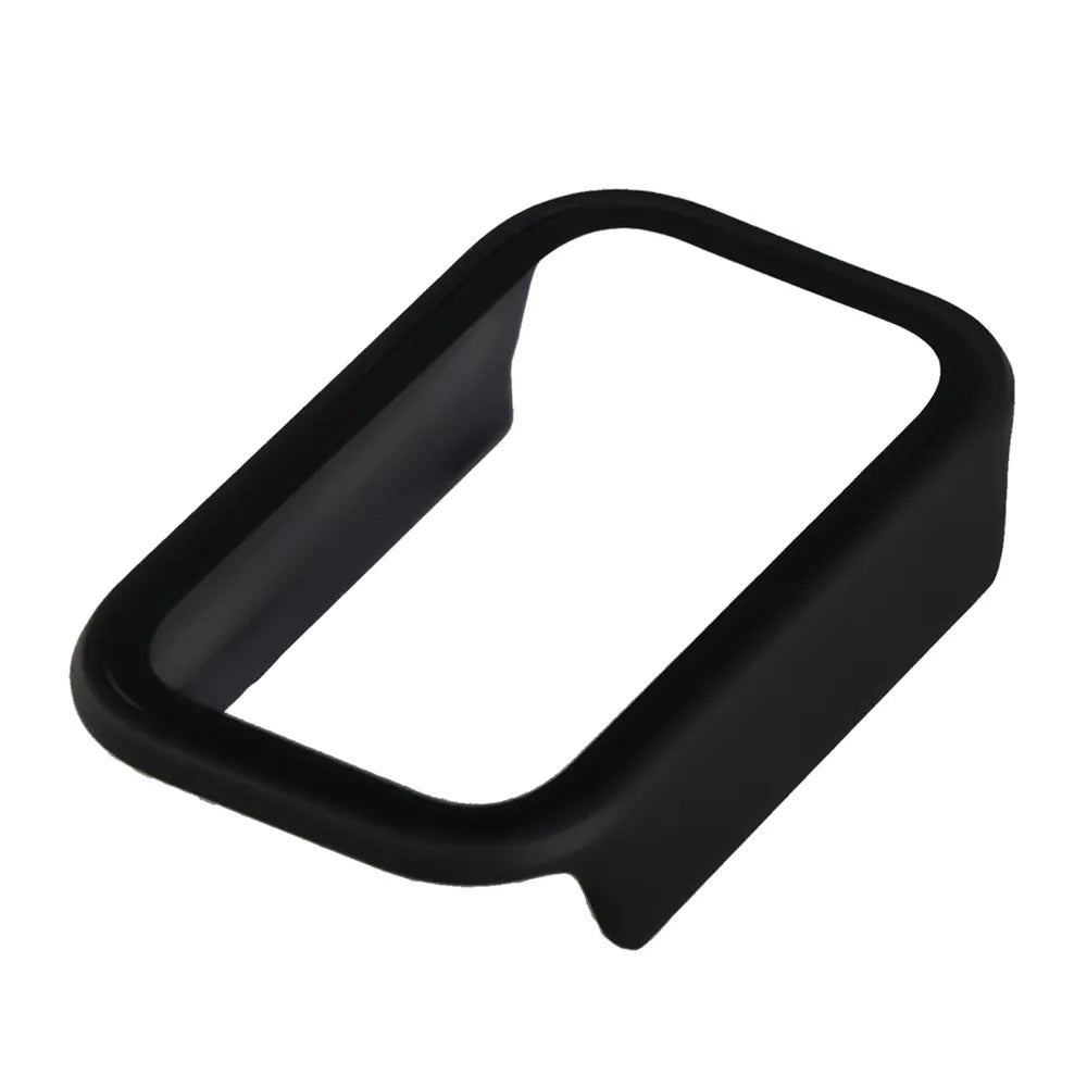 Schutzhülle mit Glas für Xiaomi Smart Band 11 Active, Bizon Case Watch Adamo, mattes Schwarz (6/8)