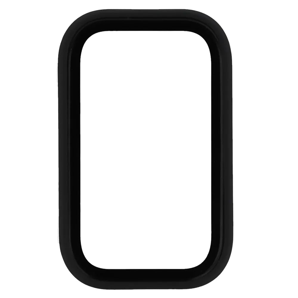 Schutzhülle mit Glas für Xiaomi Smart Band 11 Active, Bizon Case Watch Adamo, mattes Schwarz (8/8)
