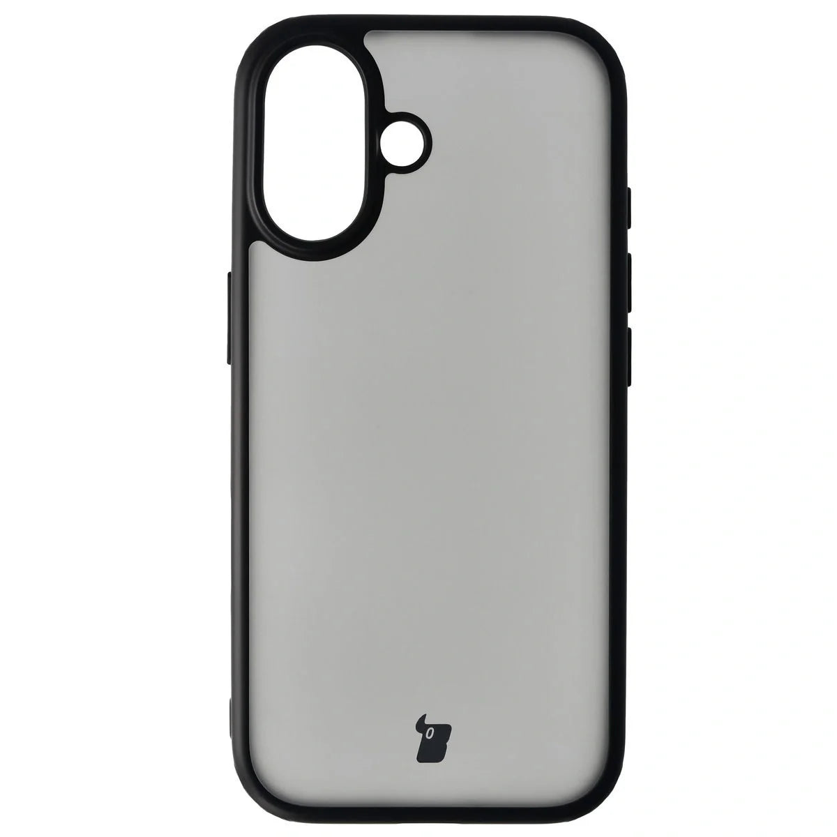 Handyhülle für iPhone 17, Bizon Case Angelo, Getönte mit schwarzem Rahmen