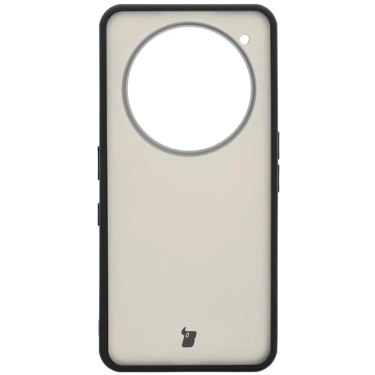 Handyhülle für Nothing Phone (3a) Pro, Bizon Case Angelo, Durchscheinend mit schwarzem Rahmen