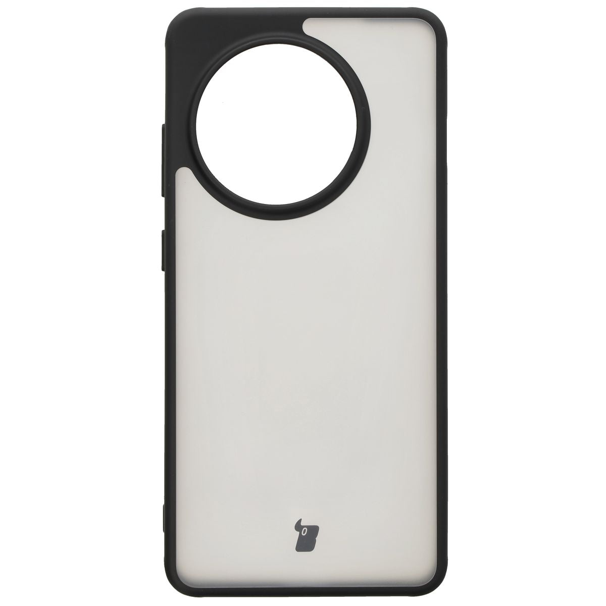 Handyhülle für OnePlus 13R, Bizon Case Angelo, Durchscheinend mit schwarzem Rahmen