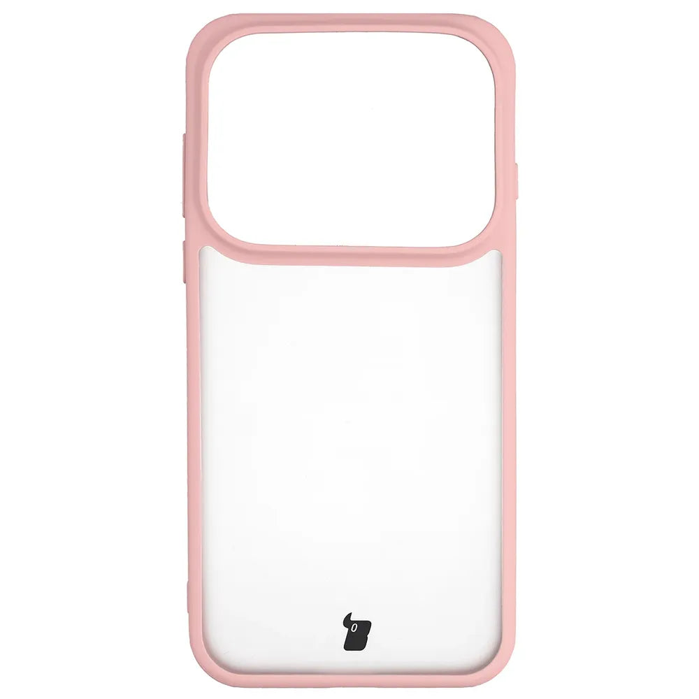 Handyhülle für OPPO Find X10 Pro Max, Bizon Case Angelo, Semitransparent mit hellrosem Rahmen (2/6)