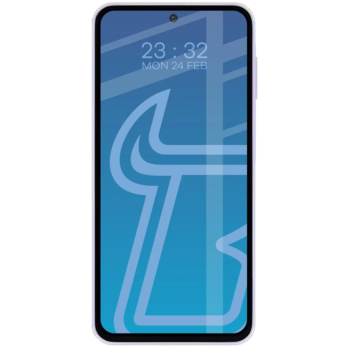 Schutzhülle + gehärtetem Glas für Galaxy A27 5G, Bizon Angelo Pack, Semitransparent mit beigem Rahmen